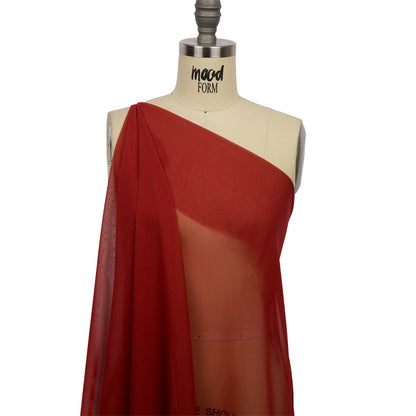 Silk Chiffon 44" - Rust - Premium Collection