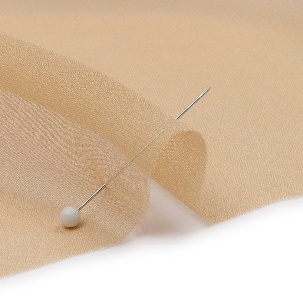 Silk Chiffon 44" - Latte - Premium Collection - Detail