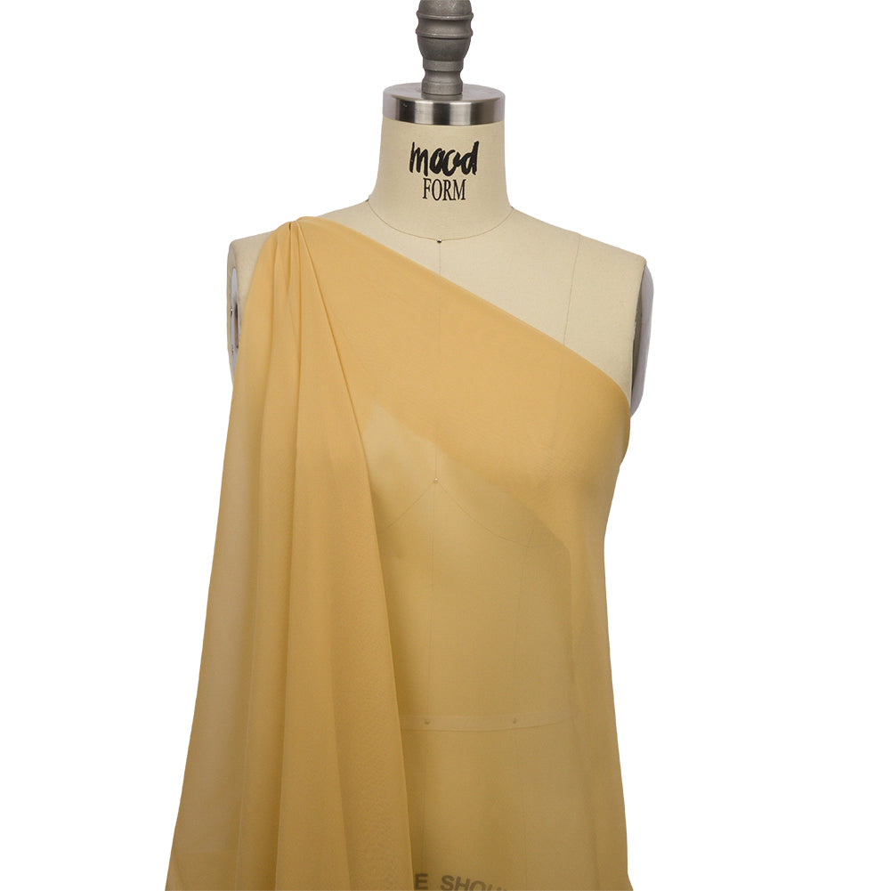 Silk Chiffon 44" - Gold - Premium Collection - Drape