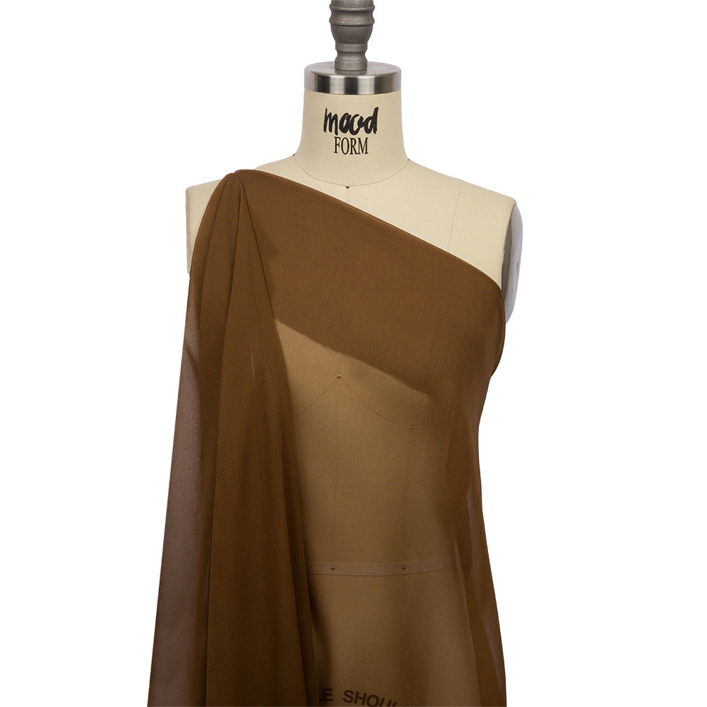 Silk Chiffon 44" - Dark Olive - Premium Collection - Drape