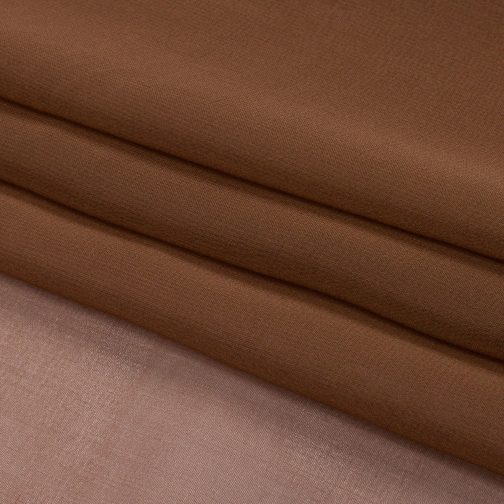 Silk Chiffon 44" - Light Brown - Premium Collection - Folded