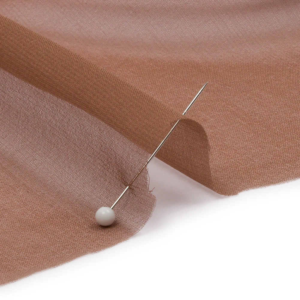 Silk Chiffon 44" - Light Brown - Premium Collection - Detail