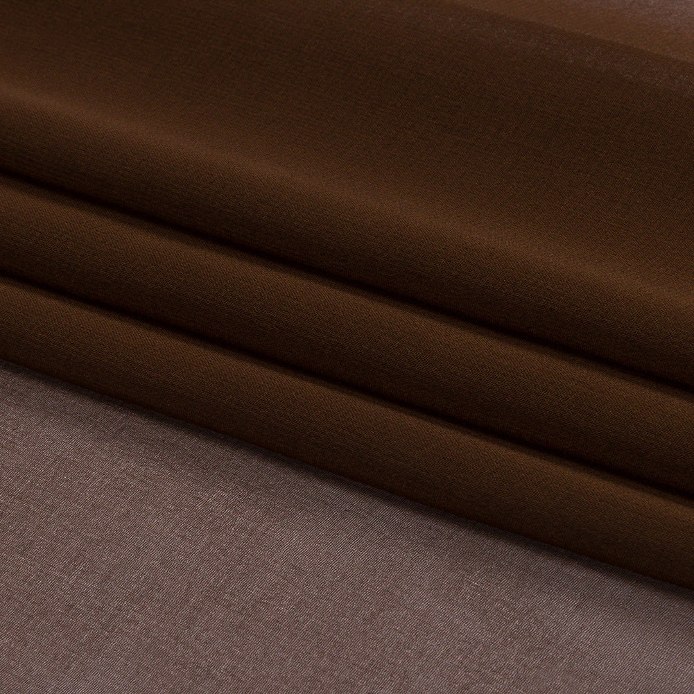 Silk Chiffon 44" - Chocolate - Premium Collection - Folded