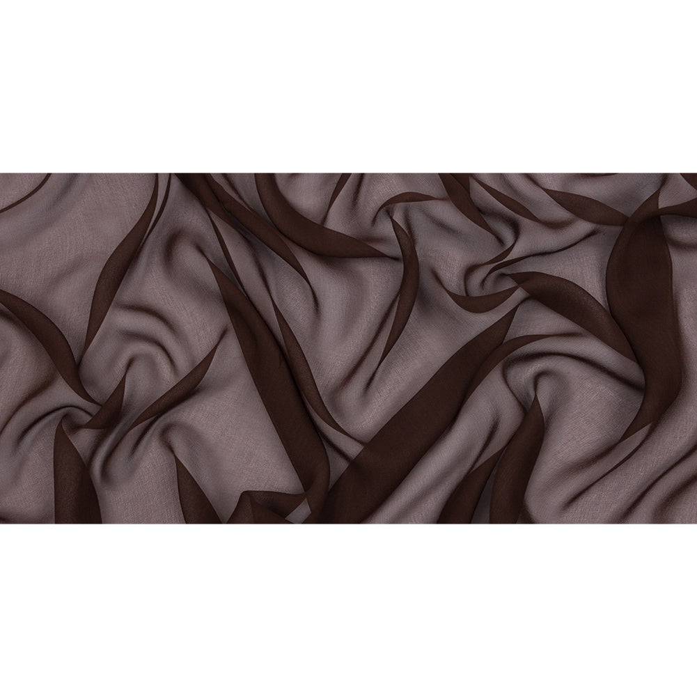 Silk Chiffon 44" - Dark Brown - Premium Collection - Full