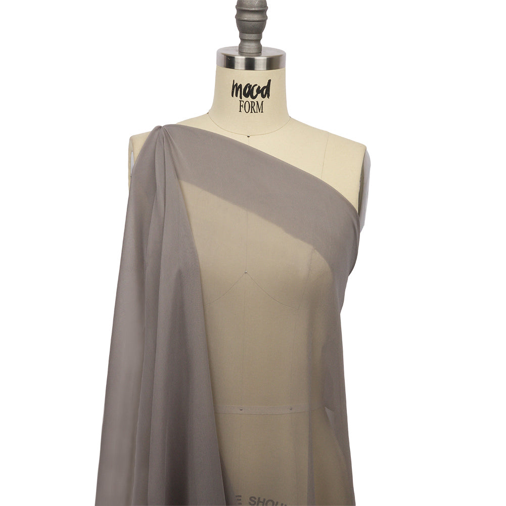 Silk Chiffon 44" - Silver - Premium Collection - Drape