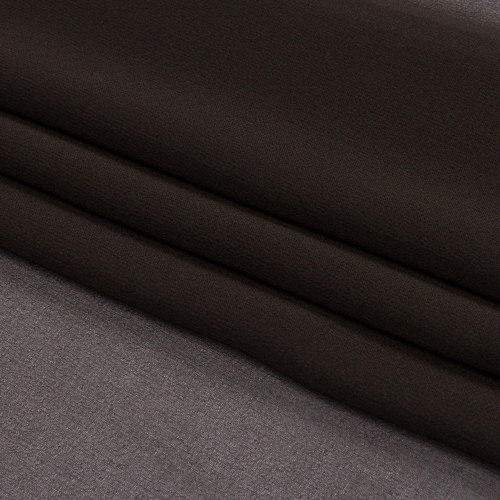 Silk Chiffon 44" - Deep Charcoal - Premium Collection - Folded