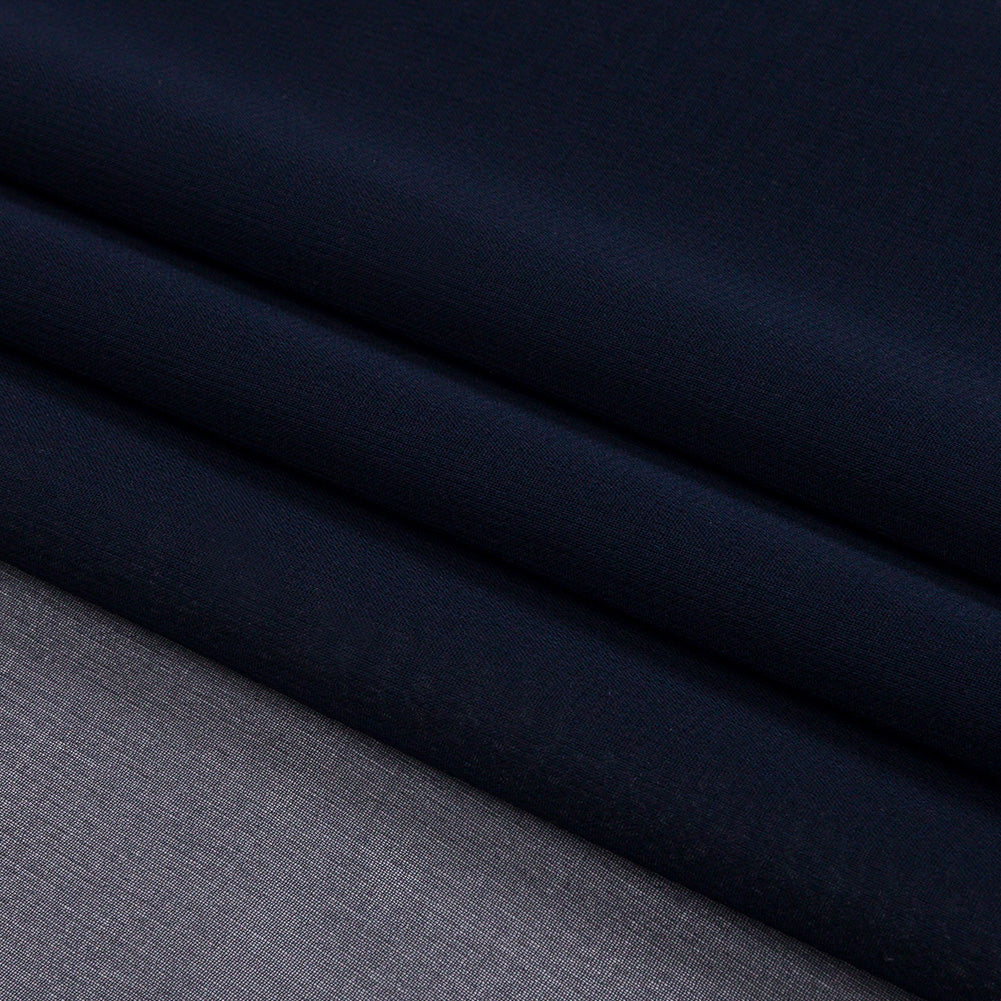 Silk Chiffon 44" - Navy - Premium Collection - Folded