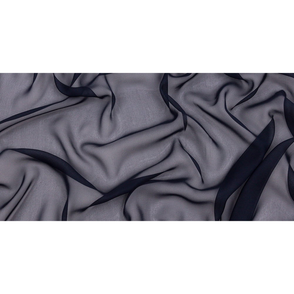 Silk Chiffon 44" - Navy - Premium Collection - Full