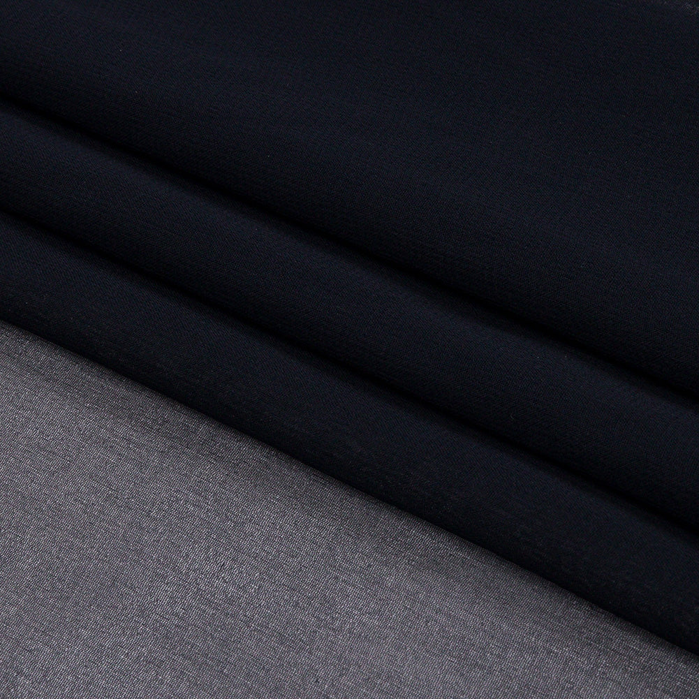 Silk Chiffon 44" - Midnight - Premium Collection - Folded