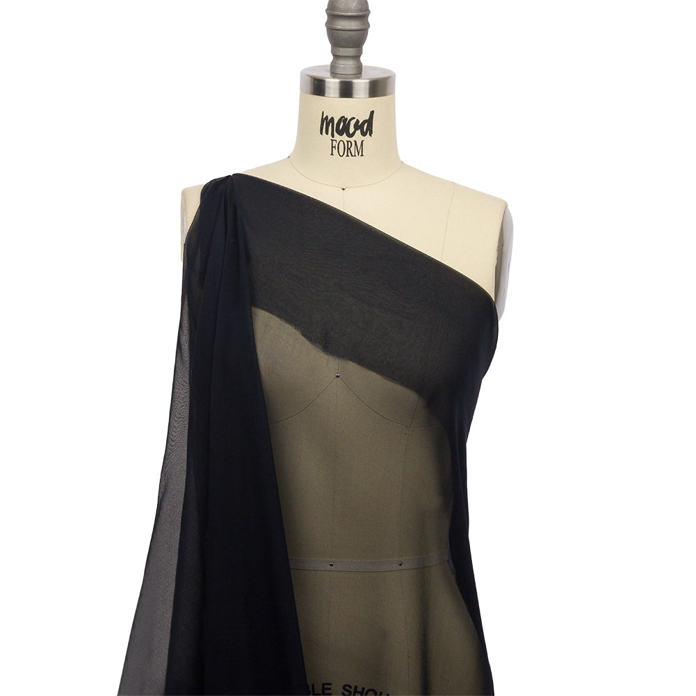 Silk Chiffon 44" - Midnight - Premium Collection - Drape
