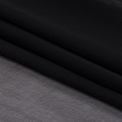 Silk Chiffon 44" - Black - Premium Collection