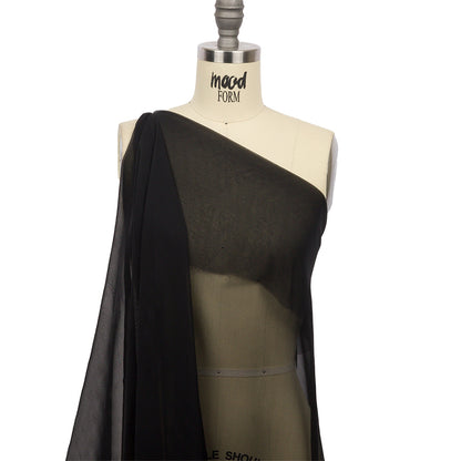 Silk Chiffon 44" - Black - Premium Collection