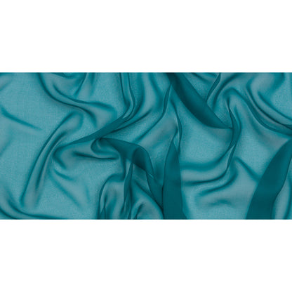 Silk Chiffon 44" - Deep Teal - Premium Collection