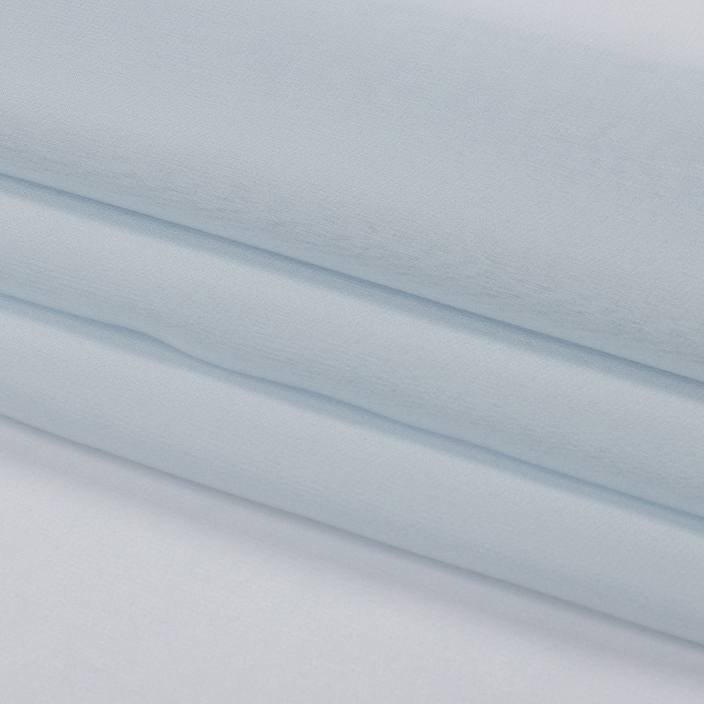 Silk Chiffon 54" - Baby Blue - Premium Collection - Folded