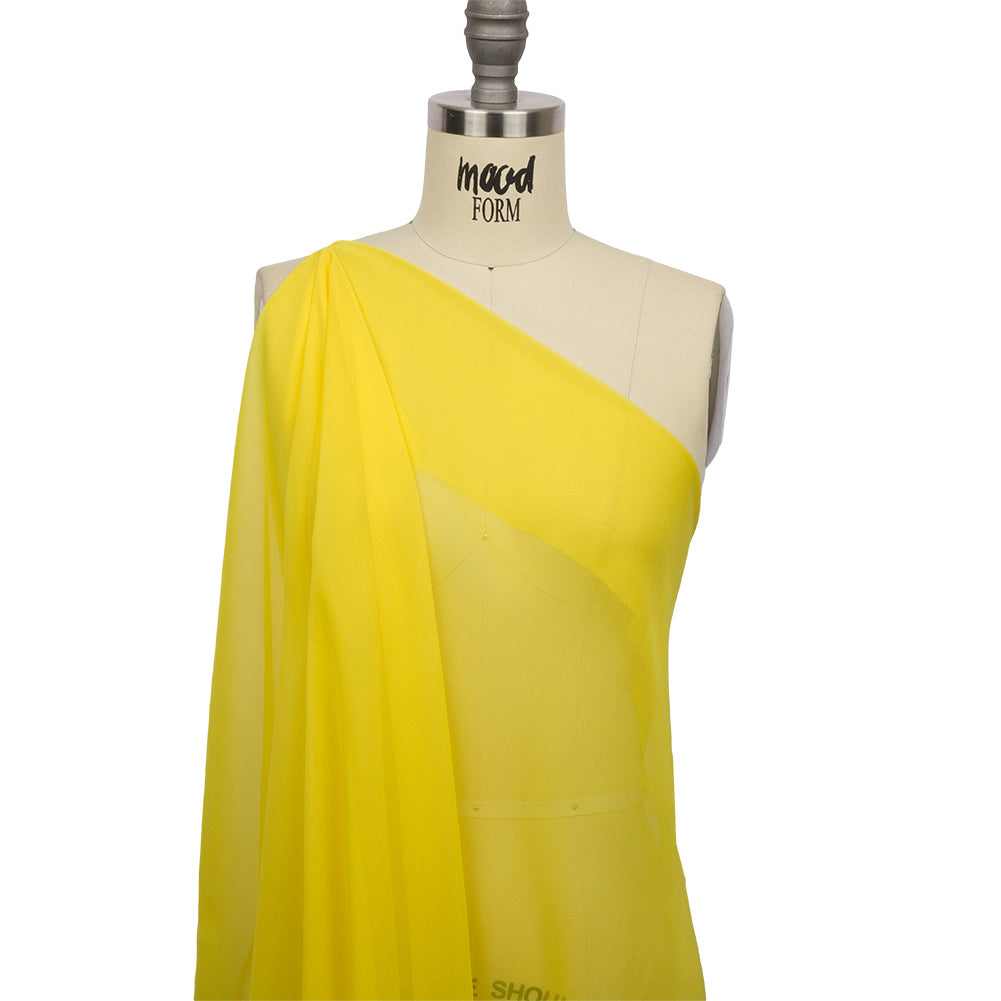 Silk Chiffon 54" - Buttercup Yellow - Premium Collection - Drape