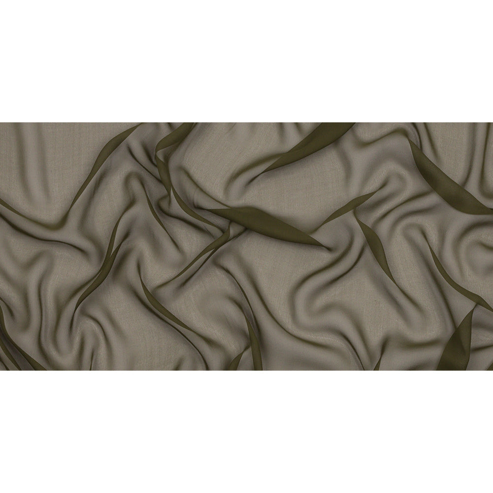 Silk Chiffon 54" - Olive Green - Premium Collection - Full