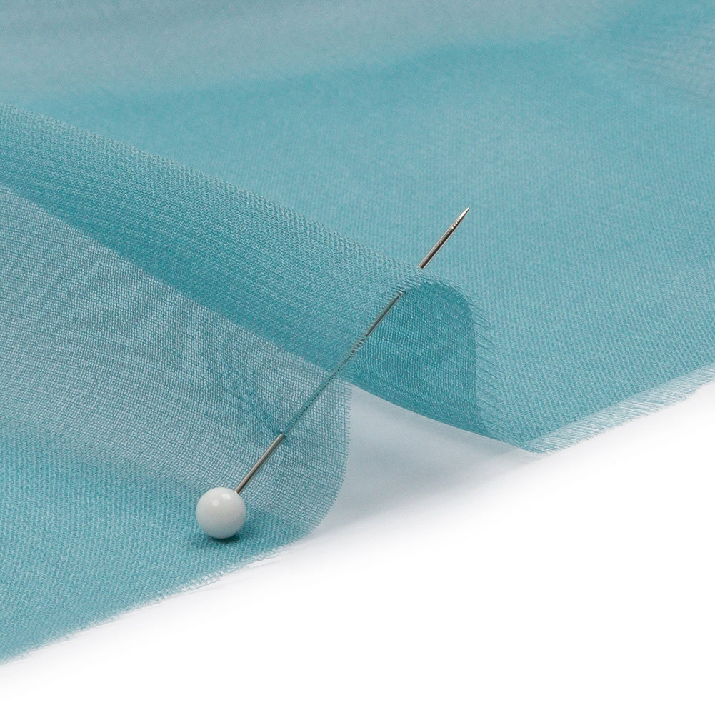 Silk Chiffon 54" - Colonial Blue - Premium Collection - Detail