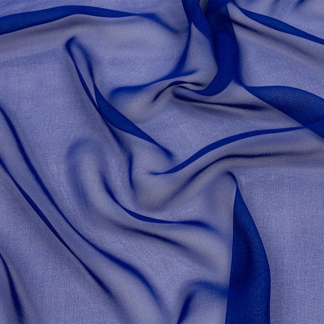 Silk Chiffon 54" - Mazarine Blue - Premium Collection