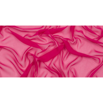 Silk Chiffon 54" - Beetroot - Premium Collection