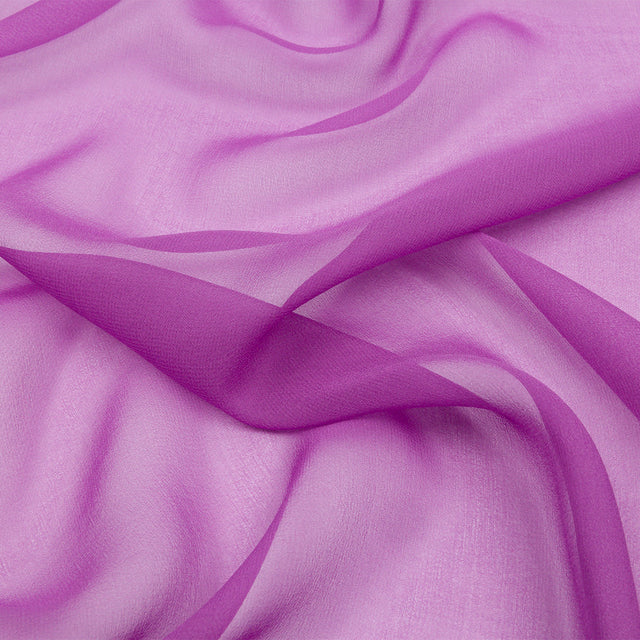 Silk Chiffon 54" - Bright Purple - Premium Collection