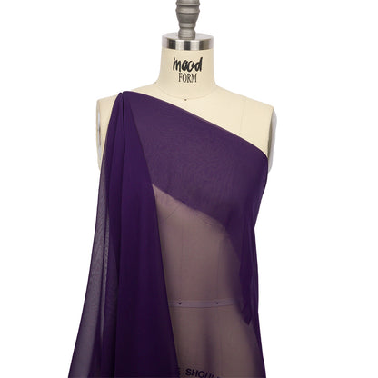 Grape Silk Wide Chiffon