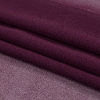 Silk Chiffon 54" - Eggplant - Premium Collection