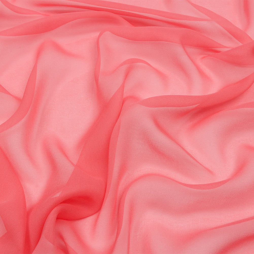 Silk Chiffon 54" - Salmon - Premium Collection