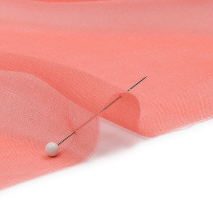 Silk Chiffon 54" - Coral - Premium Collection