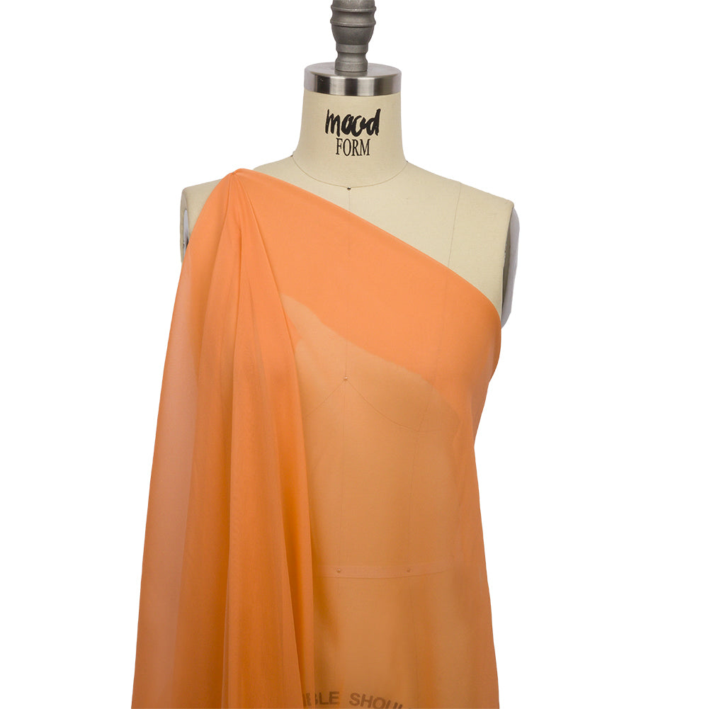 Silk Chiffon 54" - Peach Fuzz - Premium Collection - Drape