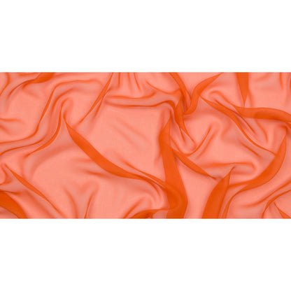 Silk Chiffon 54" - Burnt Orange - Premium Collection