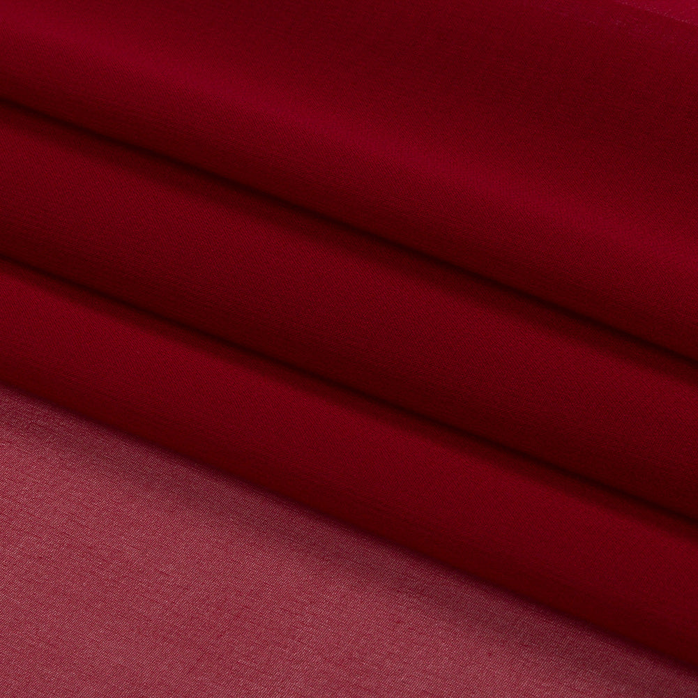 Silk Chiffon 54" - Chili Pepper - Premium Collection - Folded