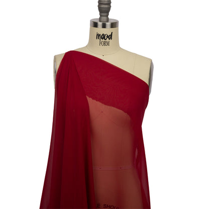 Silk Chiffon 54" - Chili Pepper - Premium Collection