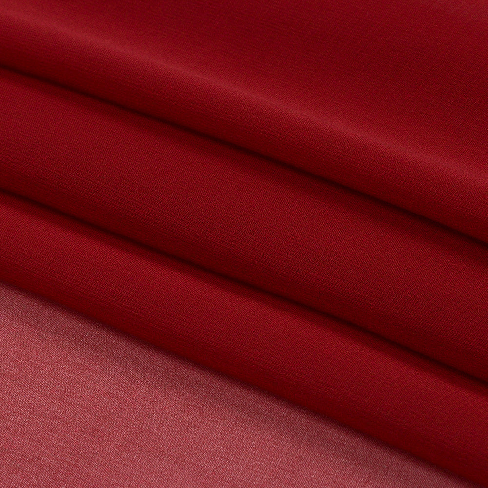 Silk Chiffon 54" - Brick - Premium Collection - Folded