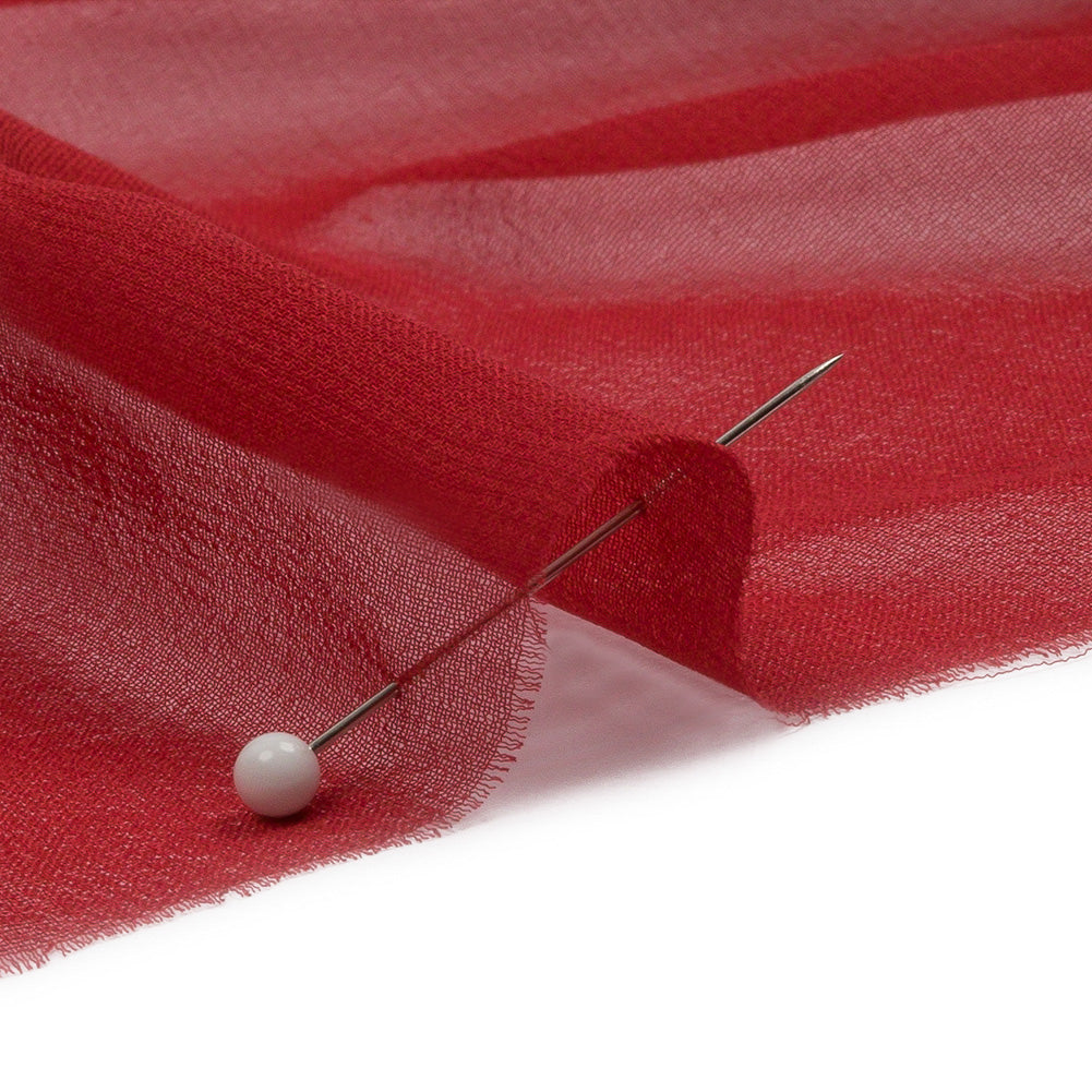 Silk Chiffon 54" - Brick - Premium Collection - Detail