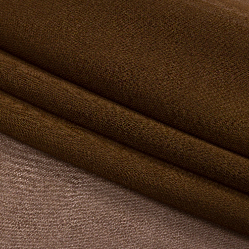 Silk Chiffon 54" - Dark Olive - Premium Collection - Folded