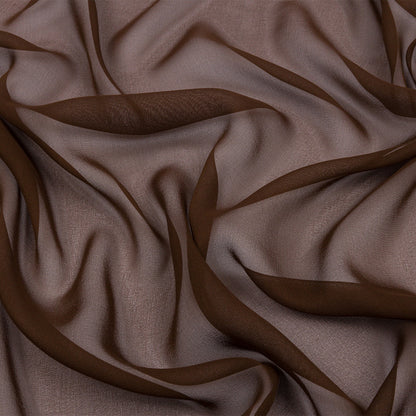Silk Chiffon 54" - Chocolate - Premium Collection