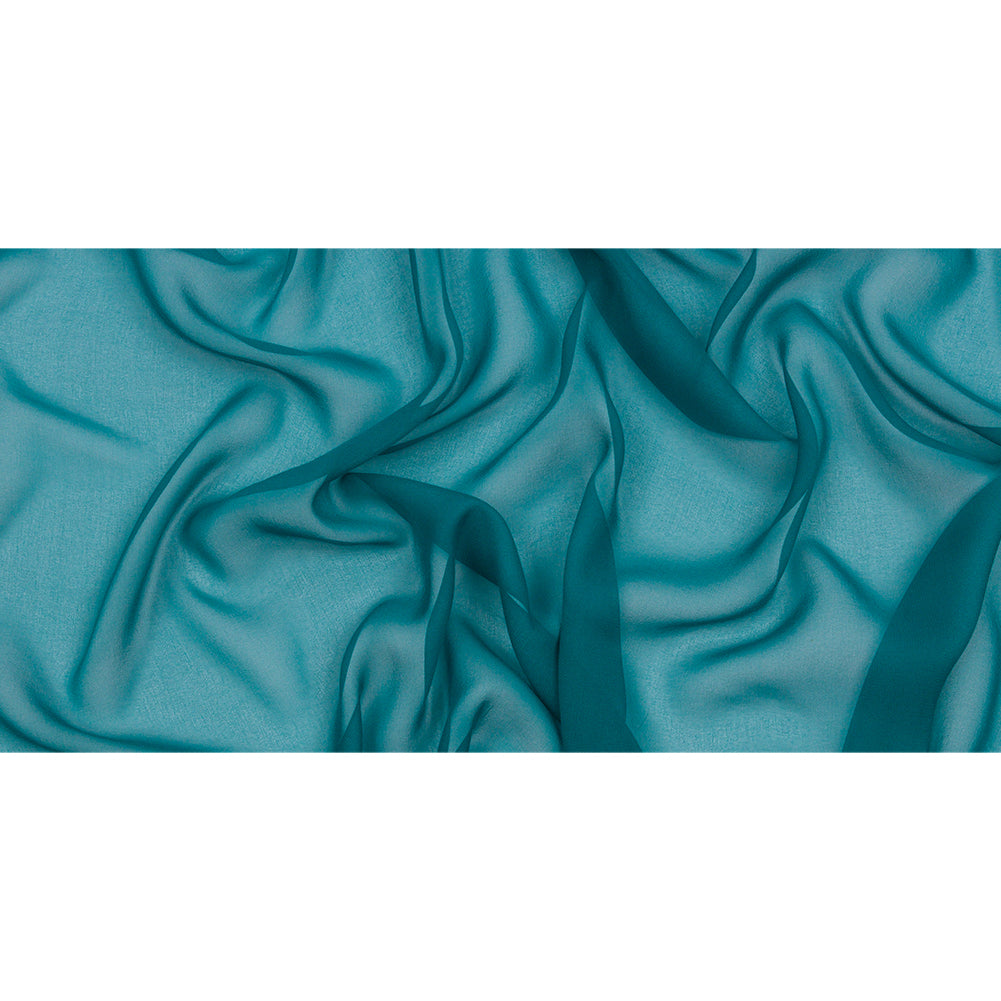 Silk Chiffon 54" - Deep Teal - Premium Collection - Full