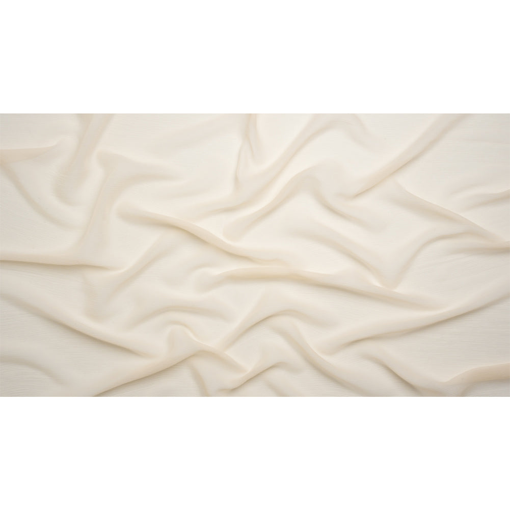Crinkled Silk Chiffon - Nude - Premium Collection - Full