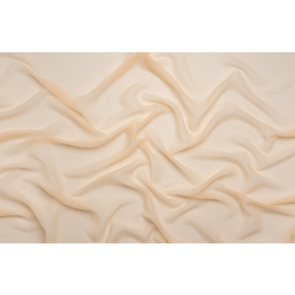Crinkled Silk Chiffon - Bellini - Premium Collection - Full