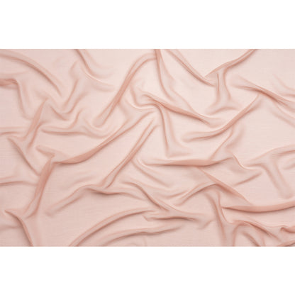 Crinkled Silk Chiffon - Blush - Premium Collection