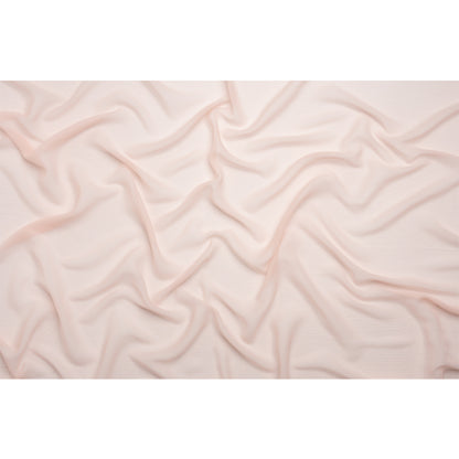 Crinkled Silk Chiffon - Veiled Rose - Premium Collection