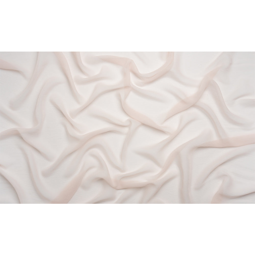 Crinkled Silk Chiffon - Cradle Pink - Premium Collection - Full