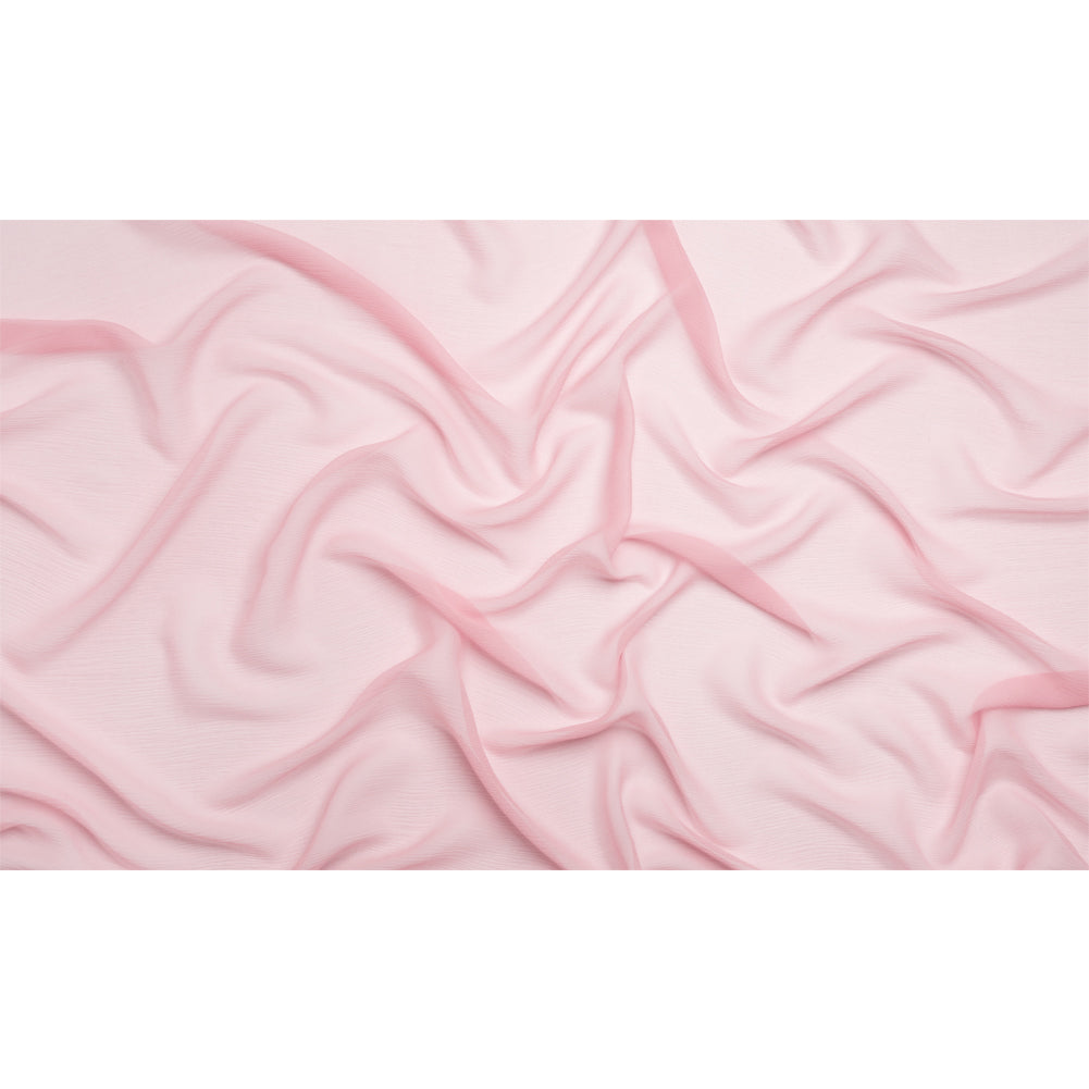 Crinkled Silk Chiffon - Candy Pink - Premium Collection - Full