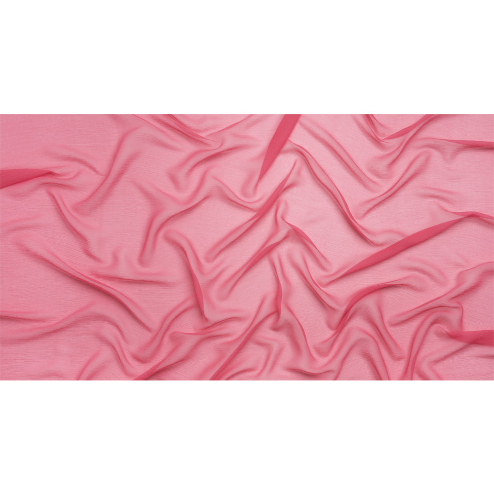 Crinkled Silk Chiffon - Rapture Rose - Premium Collection - Full