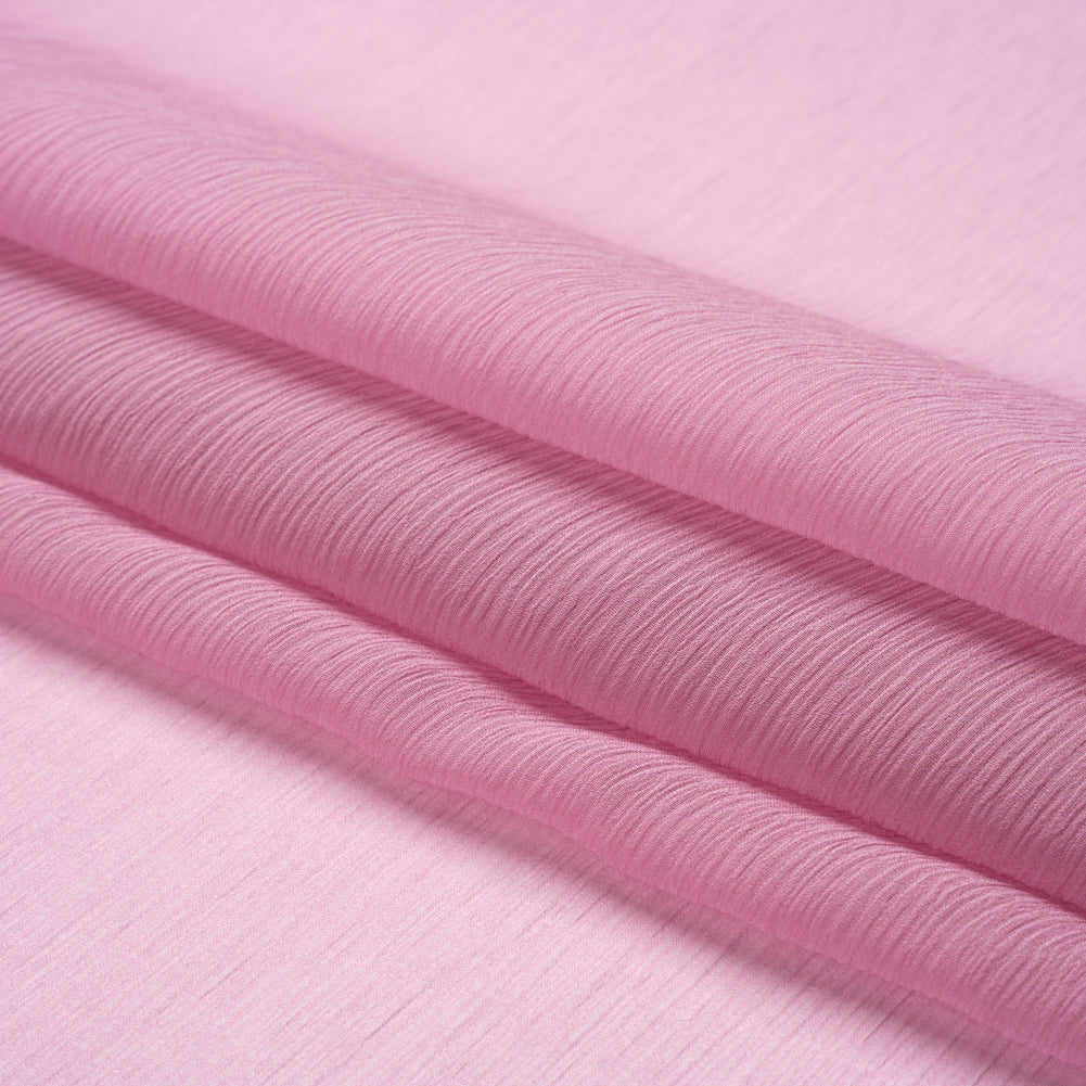 Crinkled Silk Chiffon - Regal Orchid - Premium Collection - Folded