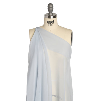 Crinkled Silk Chiffon - Gray Dawn - Premium Collection