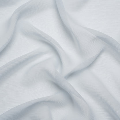 Crinkled Silk Chiffon - Gray Dawn - Premium Collection