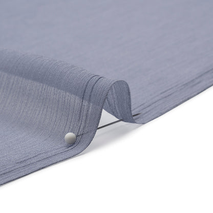 Crinkled Silk Chiffon - Infinity Blue - Premium Collection