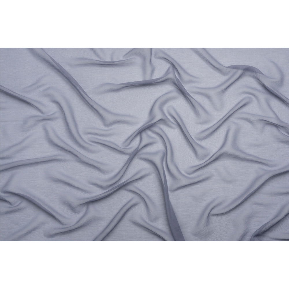 Crinkled Silk Chiffon - Infinity Blue - Premium Collection - Full