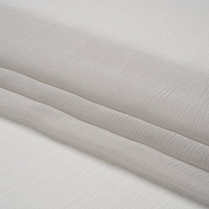 Crinkled Silk Chiffon - Moonstruck - Premium Collection